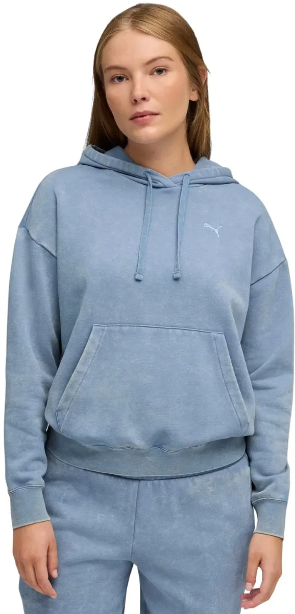 PUMA Elevated Relaxed Wash Hoodie Dames