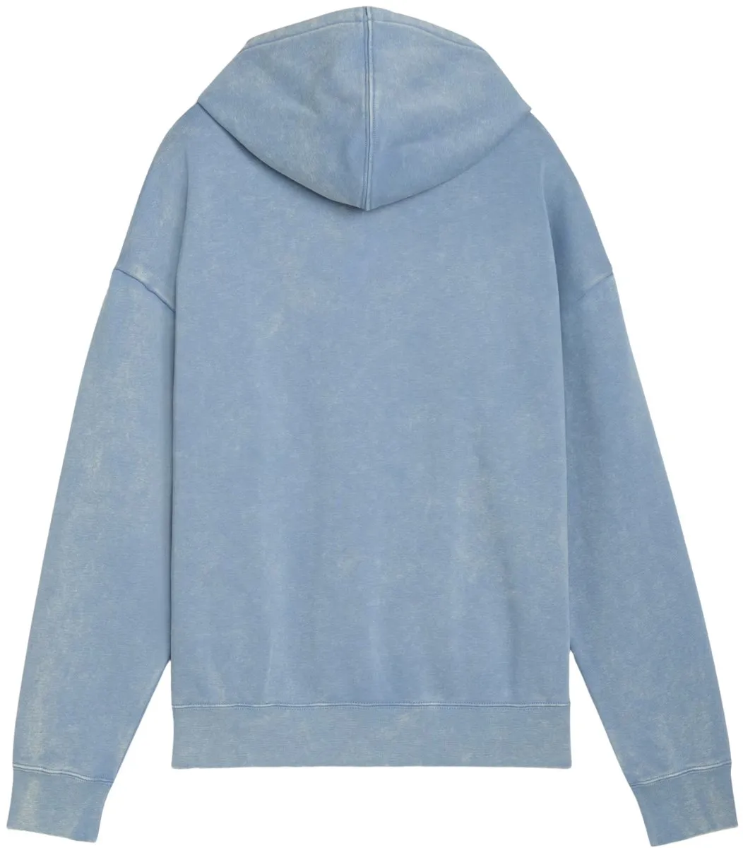 PUMA Elevated Relaxed Wash Hoodie Dames - Blauw L