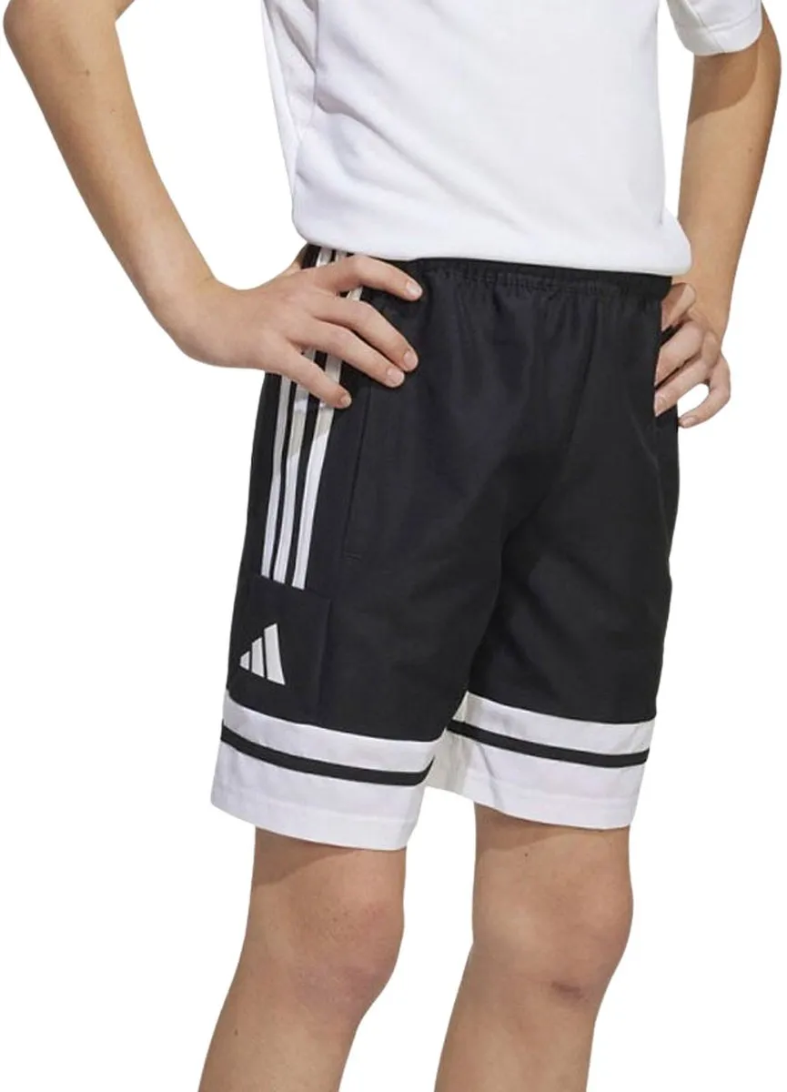 Adidas Squadra 25 Short Junior 152 - Zwart/Wit