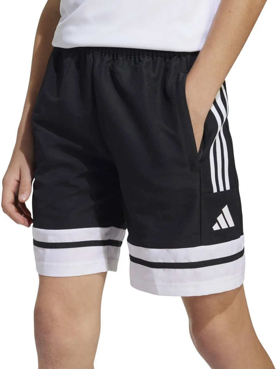 Adidas Squadra 25 Short Junior 152 - Zwart/Wit