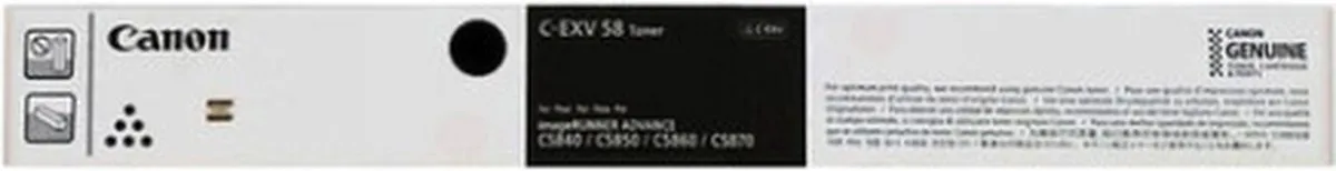 Canon C-EXV 58 Tonercartridge - 71.000 pagina's - Zwart