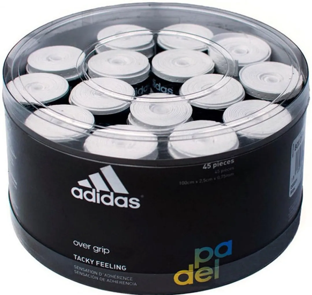 adidas Padel Overgrip - 45 Stuks Wit