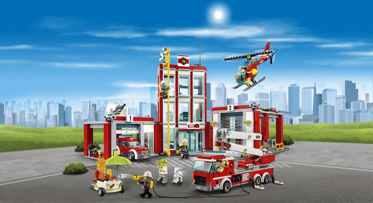 LEGO City Brandweerkazerne 60110 - 919 Stukken