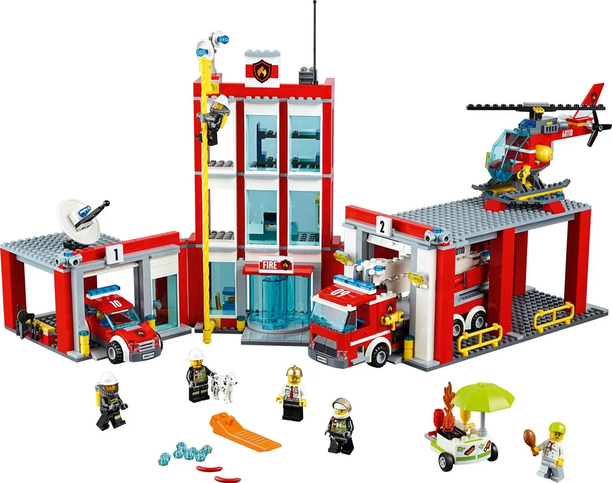 LEGO City Brandweerkazerne 60110 - 919 Stukken