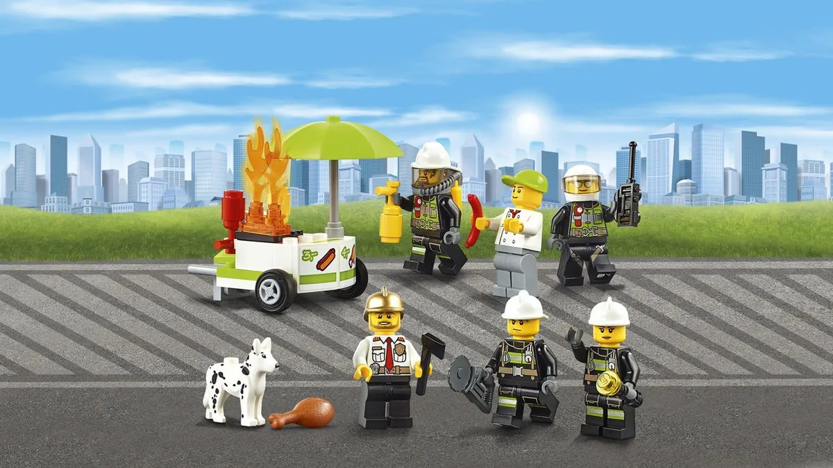LEGO City Brandweerkazerne 60110 - 919 Stukken