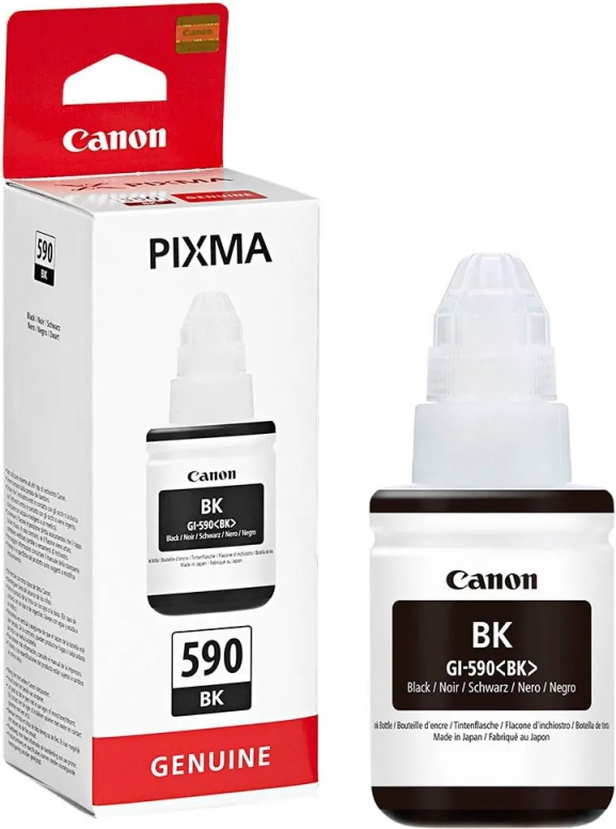 Canon GI-590BK Inktfles - 135ml - Zwart