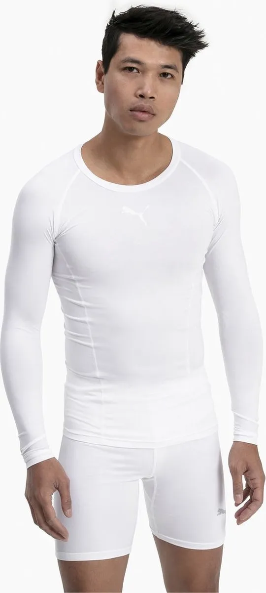 PUMA Liga Baselayer Longsleeve Heren M - Wit - afbeelding 6 van 6