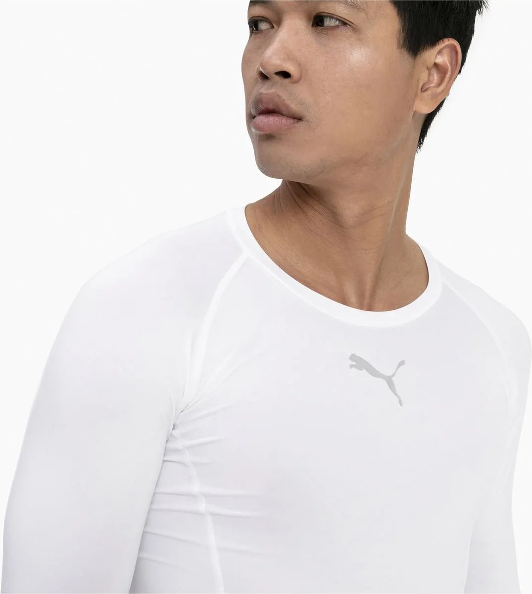 PUMA Liga Baselayer Longsleeve Heren M - Wit