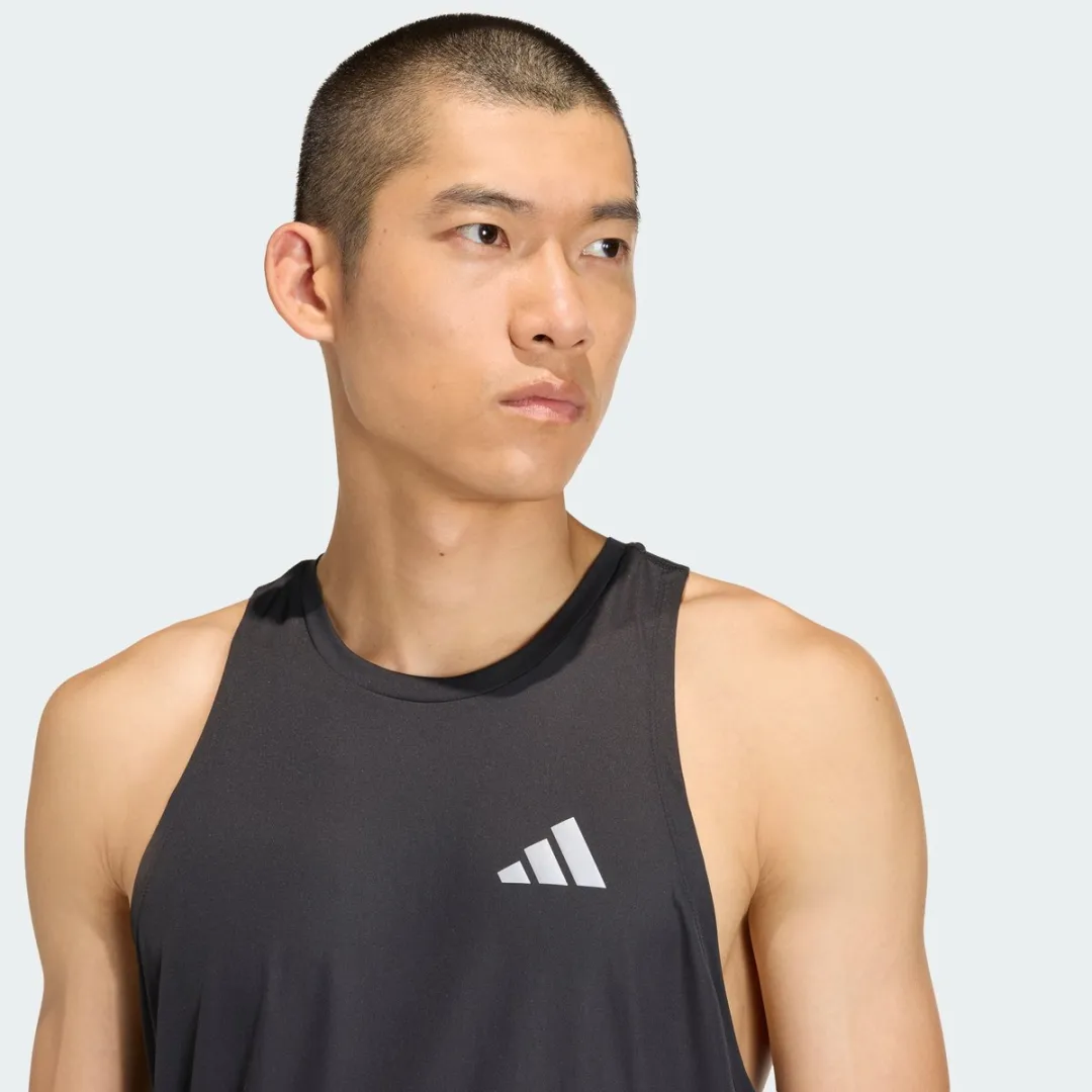 adidas Performance adi365 Breeze Running Tank - Zwart