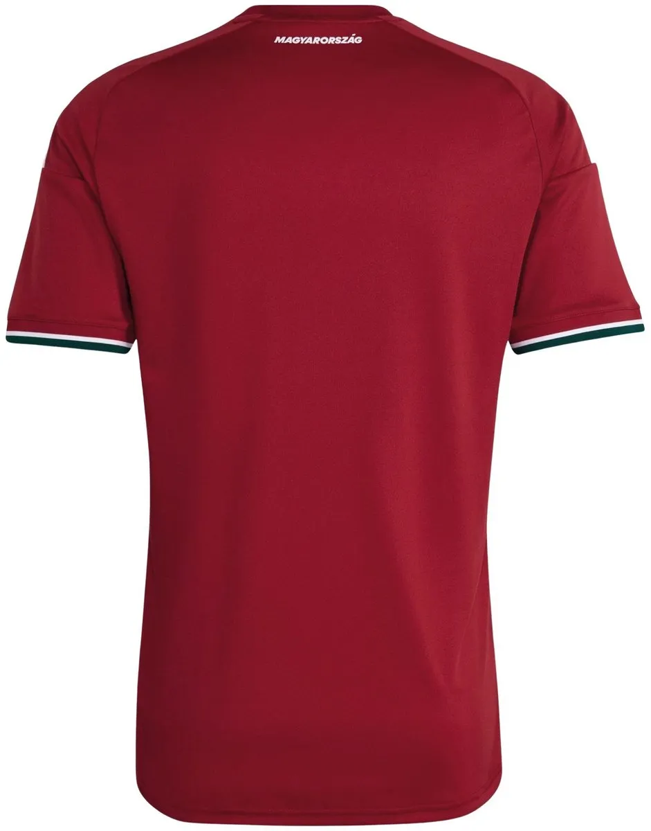 Adidas Hongarije Thuis Shirt Heren JZ6975 - S - Rood/Wit