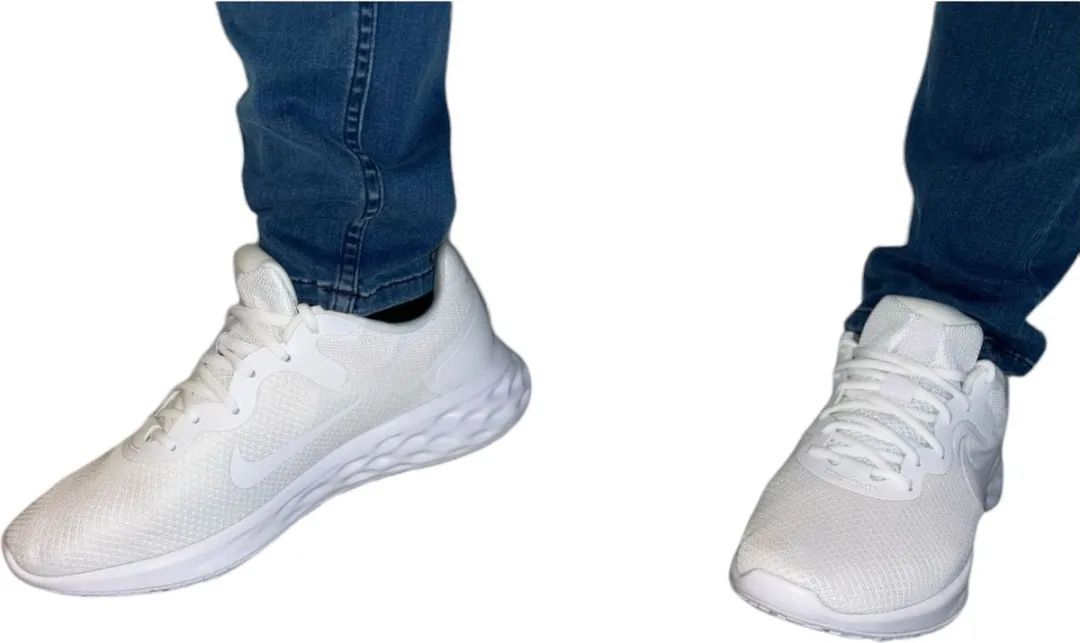 Nike Revolution 6 Next Nature Hardloopschoenen 44 - Wit
