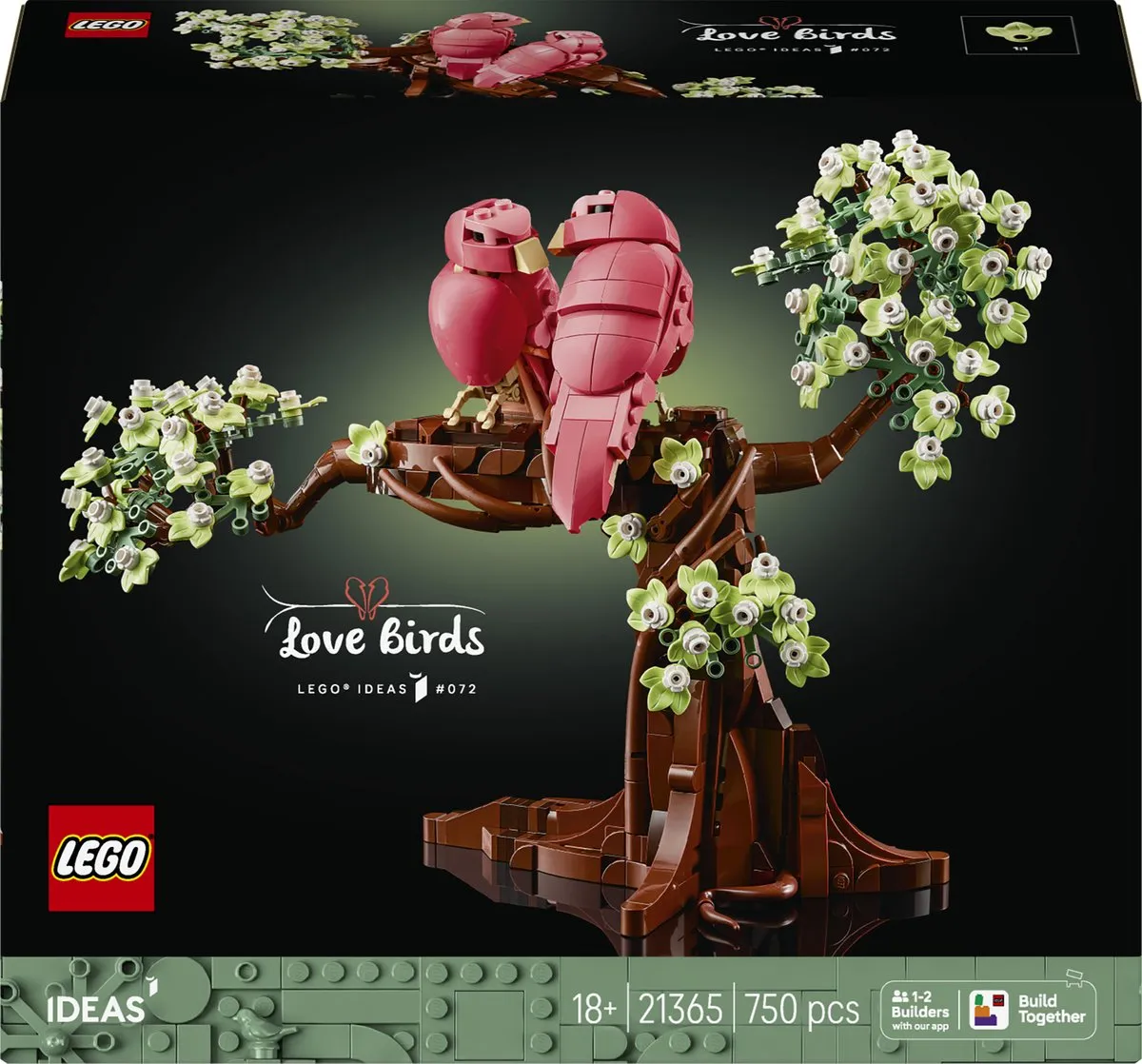LEGO Ideas 21365 Tortelduifjes - 750 Stukken