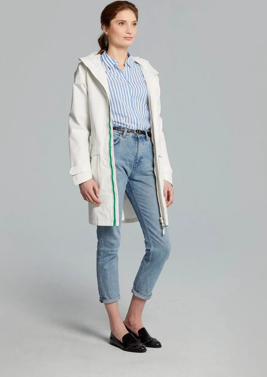 Basil Mosse Dames Regenjas - XS - Wit