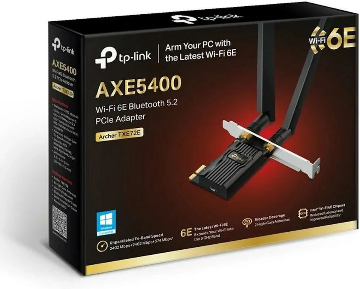 TP-Link Archer TXE72E PCI Uitbreidingskaart - 2402 Mbit/s