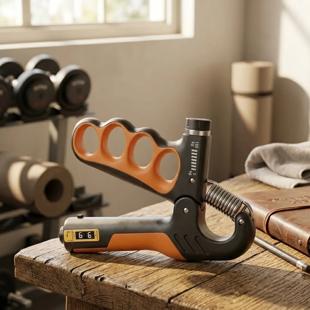 NUVEX Handtrainer met teller - Oranje - 5-100 kg