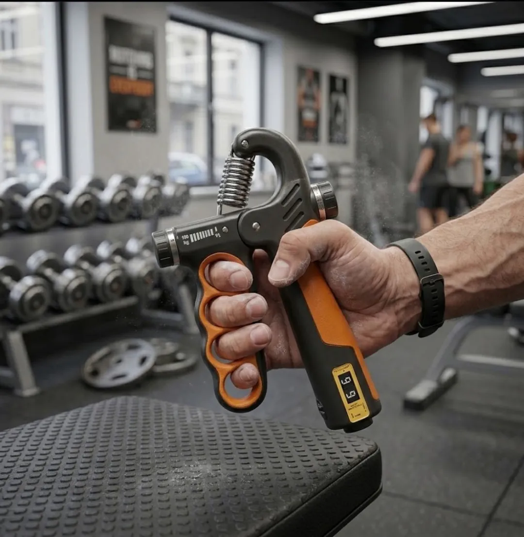 NUVEX Handtrainer met teller - Oranje - 5-100 kg