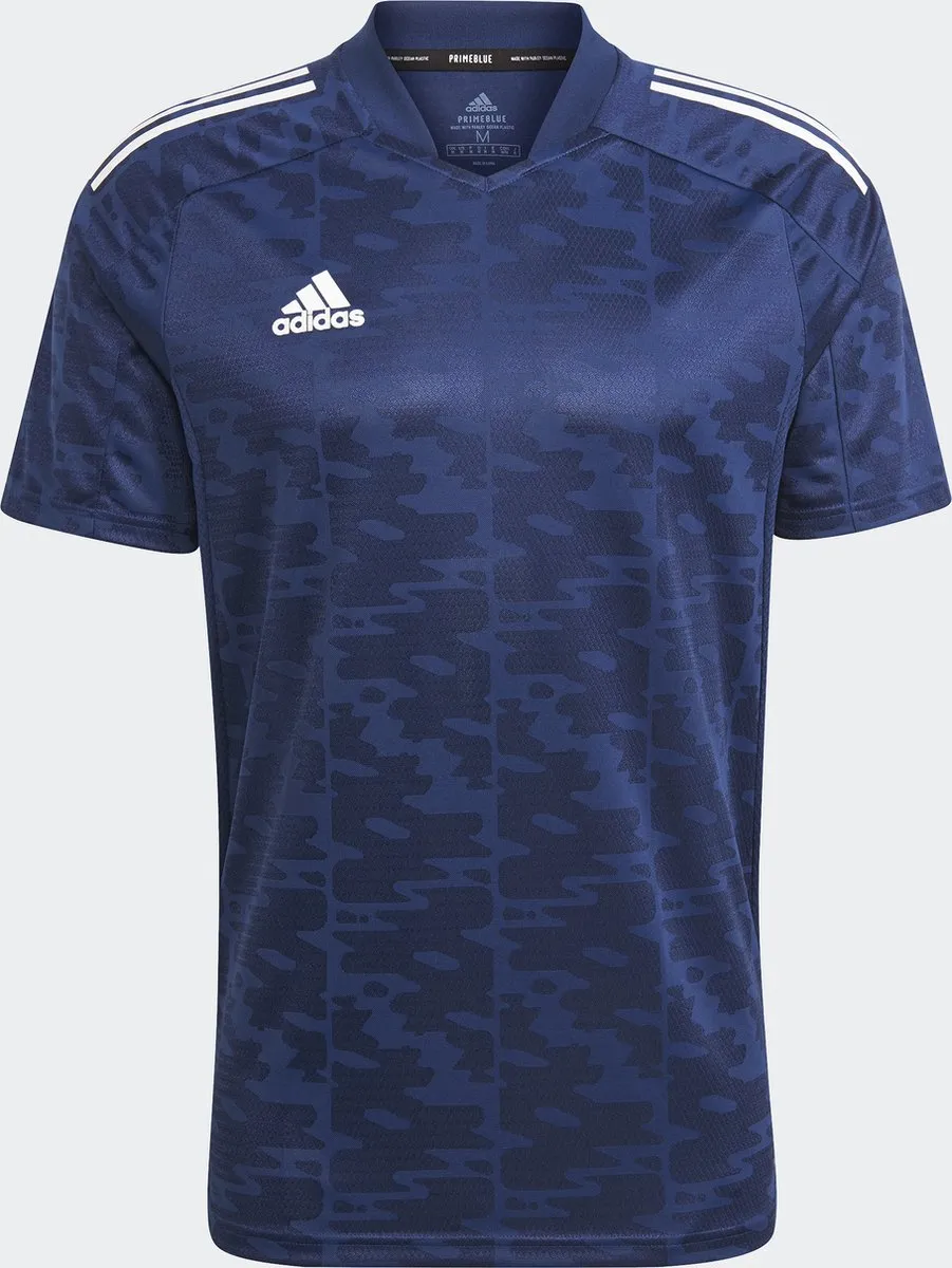 adidas Performance Condivo 21 Primeblue Voetbalshirt GJ6801 - Blauw XS