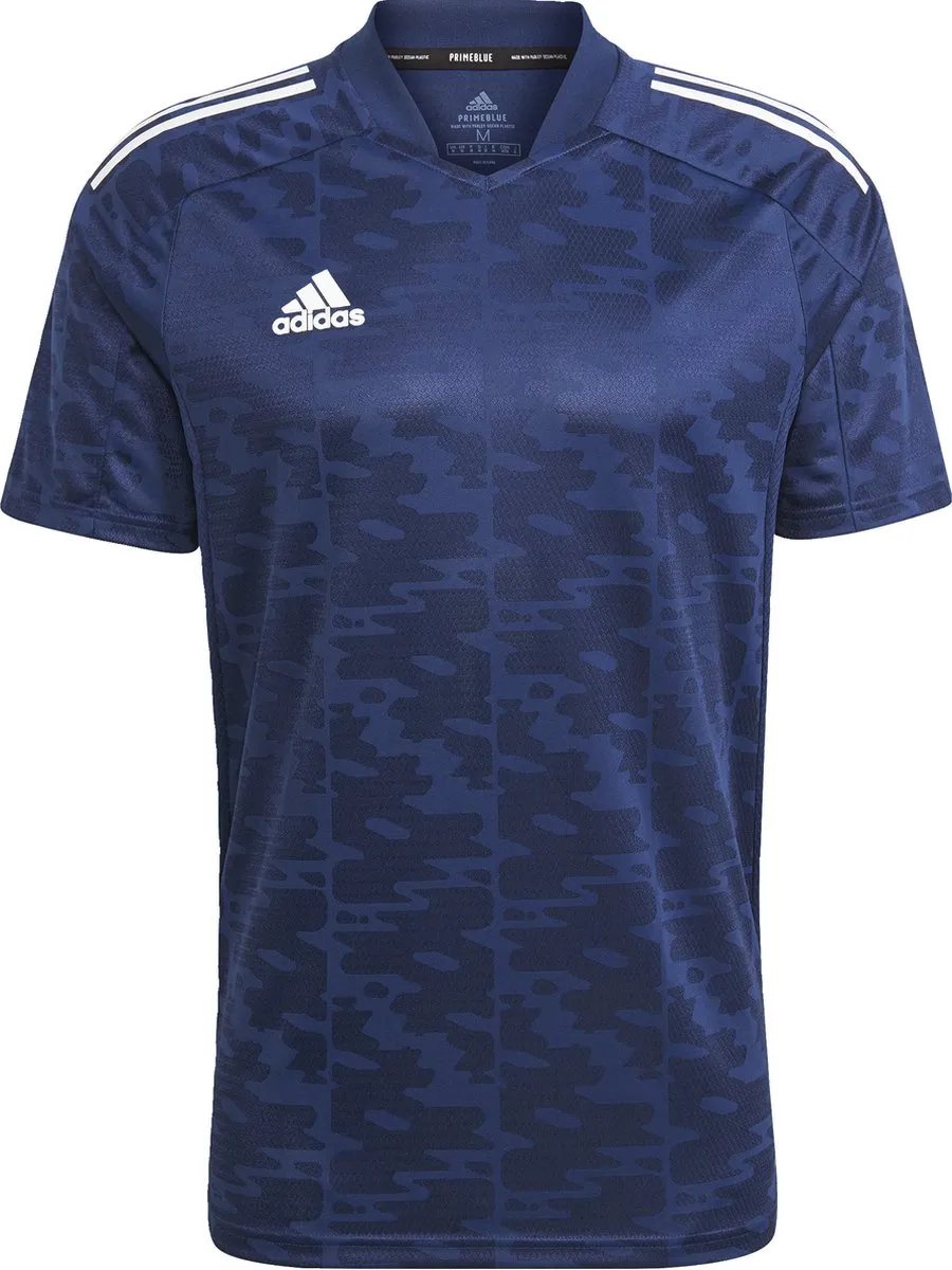 adidas Performance Condivo 21 Primeblue Voetbalshirt GJ6801 - Blauw XS