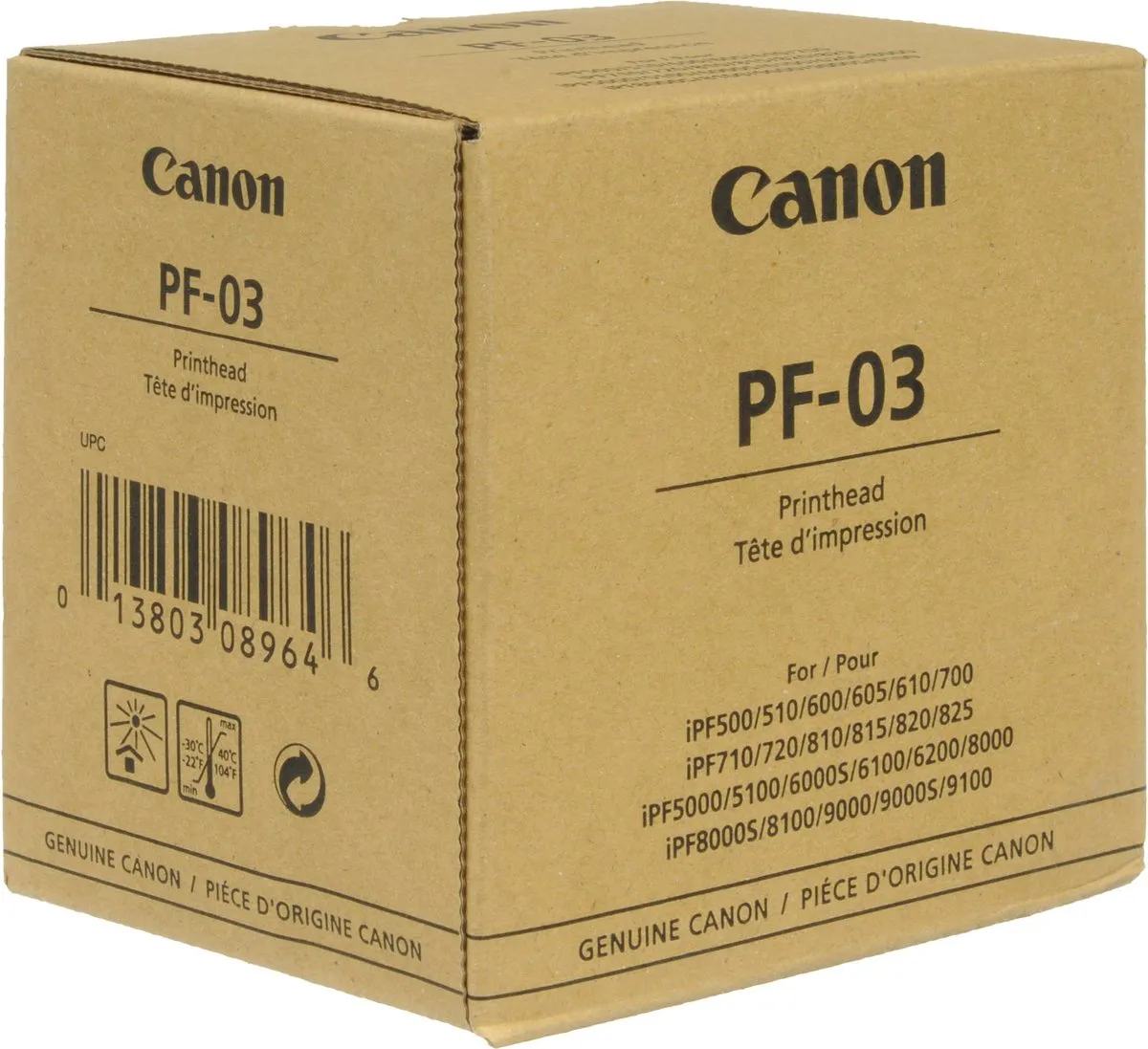 Canon Printhead PF03 Cyaan - 130ml