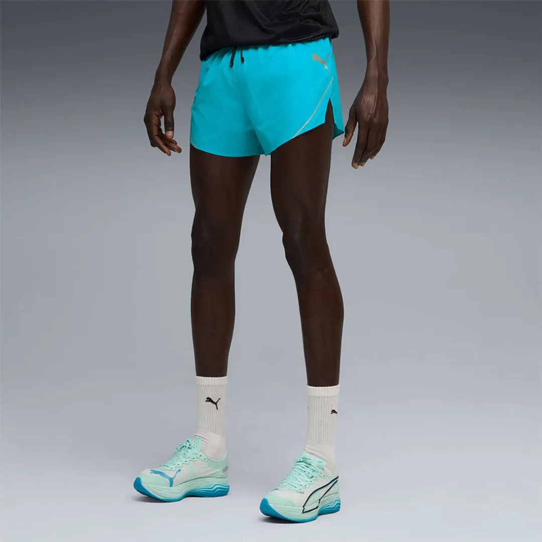 PUMA Raceday Ultraweave 3” Split Korte Broek - XL - Blauw
