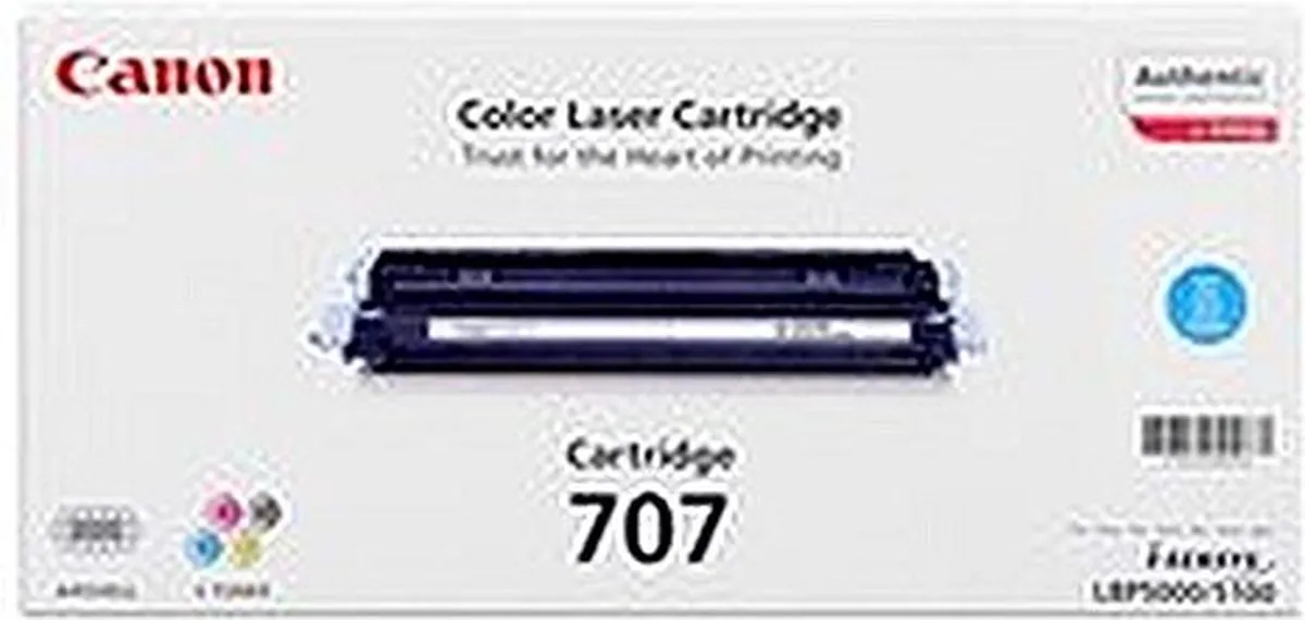 Canon 707 Cyaan Tonercartridge 2000 Stuks