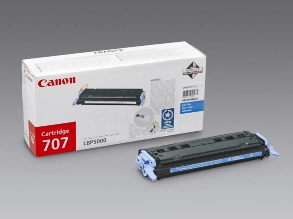Canon 707 Cyaan Tonercartridge 2000 Stuks