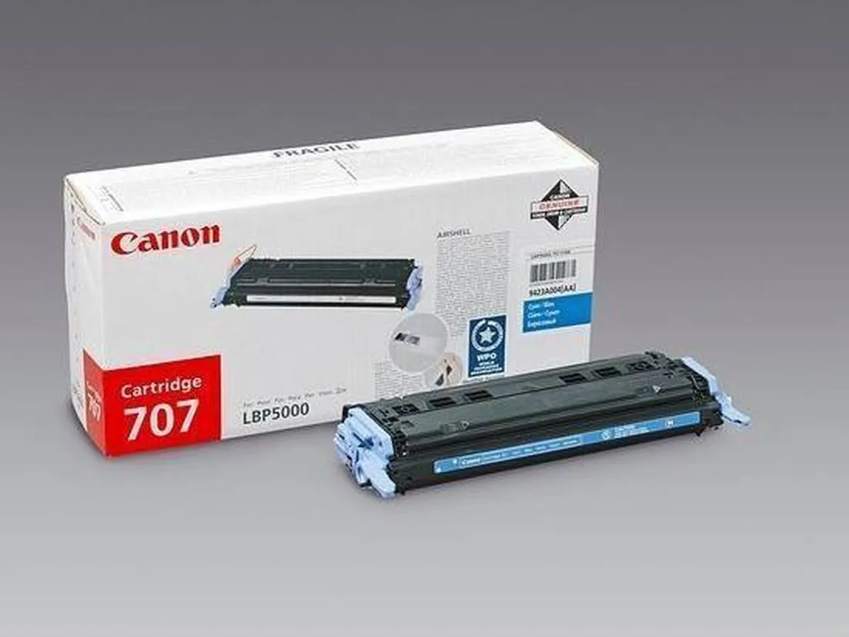 Canon 707 Cyaan Tonercartridge 2000 Stuks
