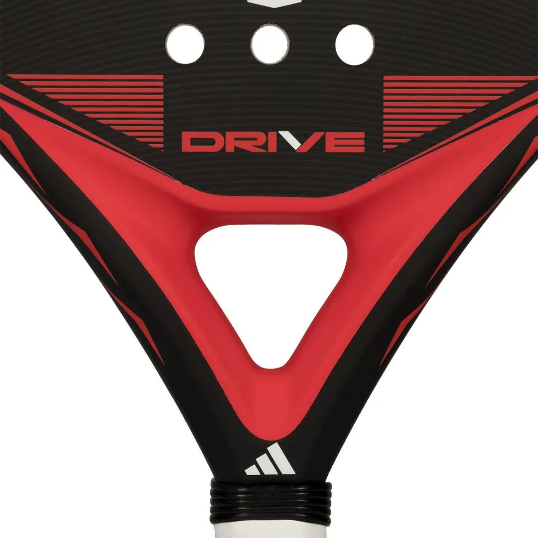 Adidas Drive Black 2026 Padelracket - Zwart/Rood