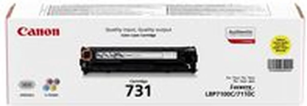 Canon 731Y Tonercartridge Geel - 1500 pagina's