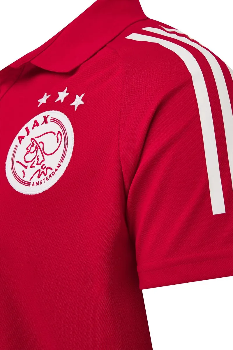 adidas Ajax Training Polo Thuis Senior 2020-2021 - Rood