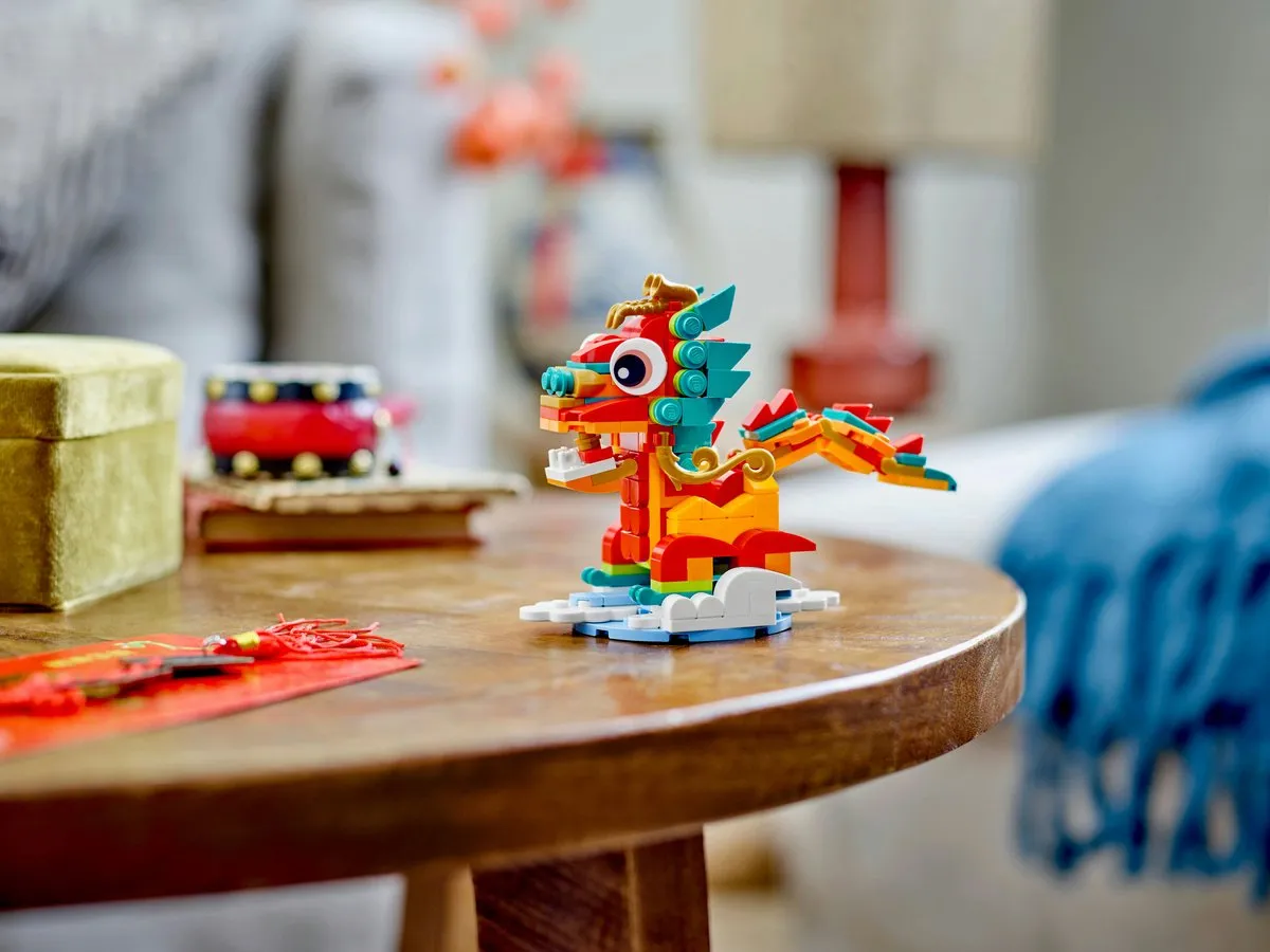 LEGO 40611 Year of the Dragon - 213 Stukken - Meerkleurig - afbeelding 4 van 6