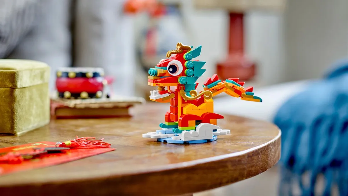LEGO 40611 Year of the Dragon - 213 Stukken - Meerkleurig - afbeelding 3 van 6