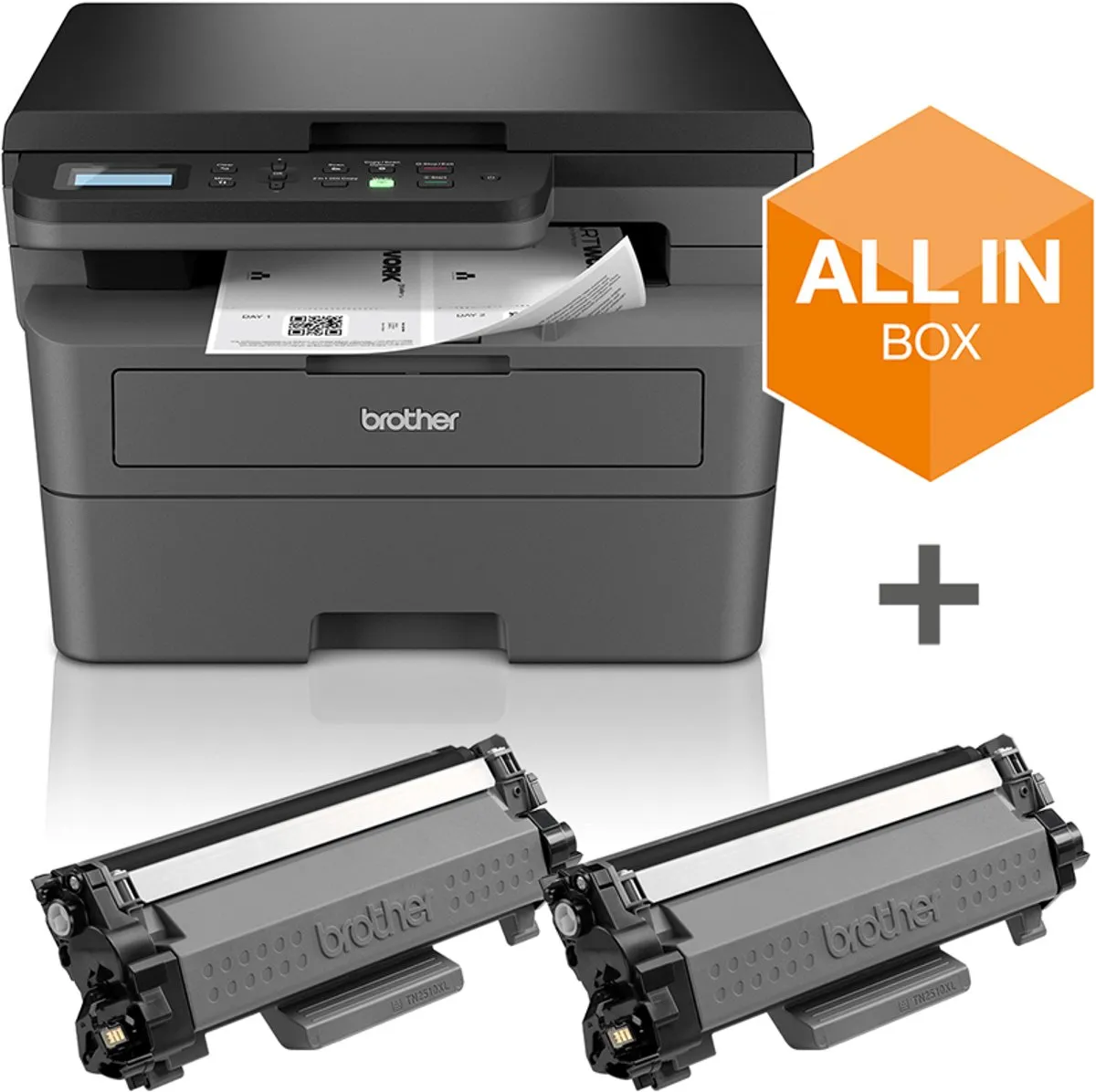 Brother DCP-L2627DWXL Multifunctionele Laserprinter