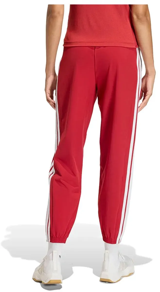 Adidas Train Essentials 3 Stripes Woven Joggers - Rood M
