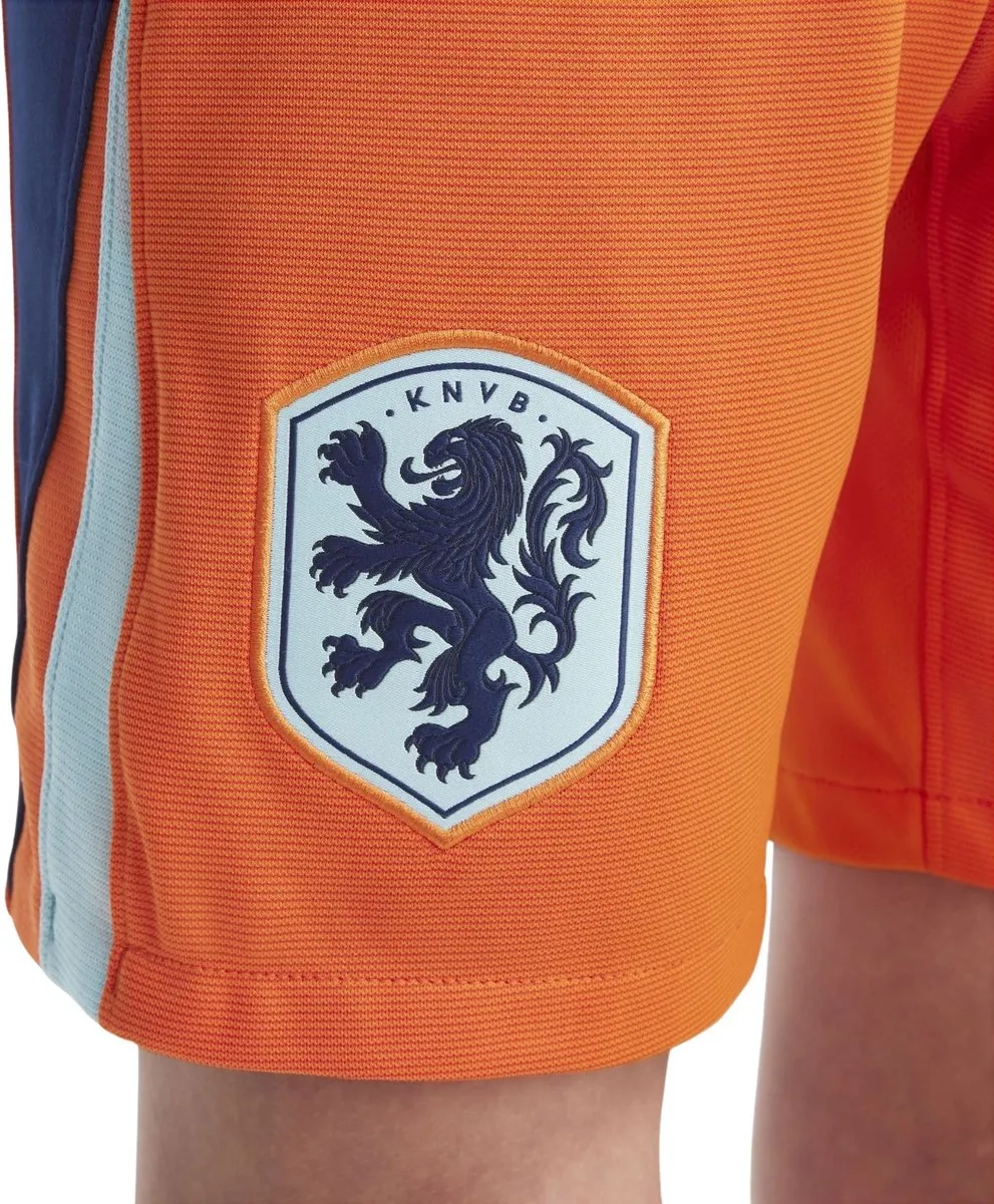 Nike Stadium Thuisshort Junior FJ4425-819 - Maat 164 - Oranje/Blauw