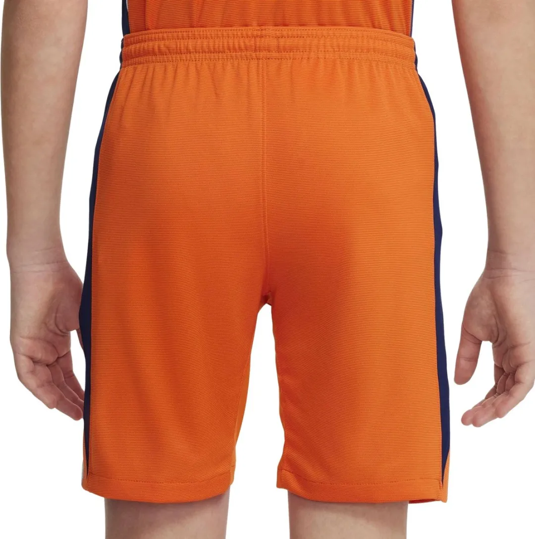 Nike Stadium Thuisshort Junior FJ4425-819 - Maat 164 - Oranje/Blauw