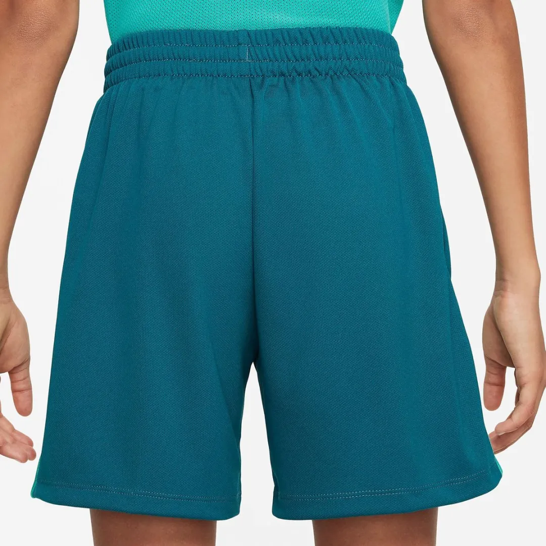 Nike Dri-FIT Multi+ Short Sportbroek Jongens M - Blauw/Groen