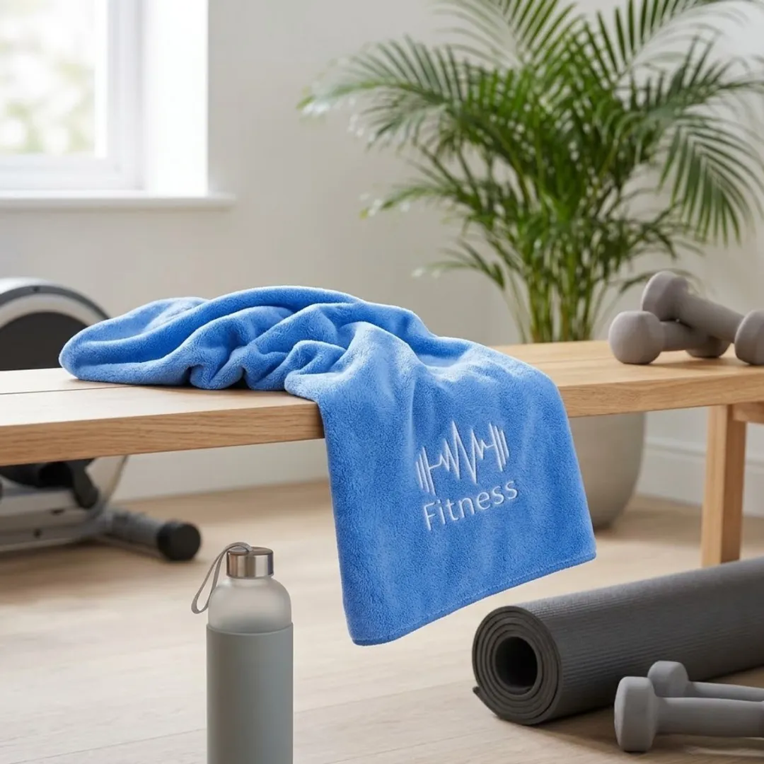 NuveX Blauwe Sport Handdoek - Microvezel - Snel Droogend