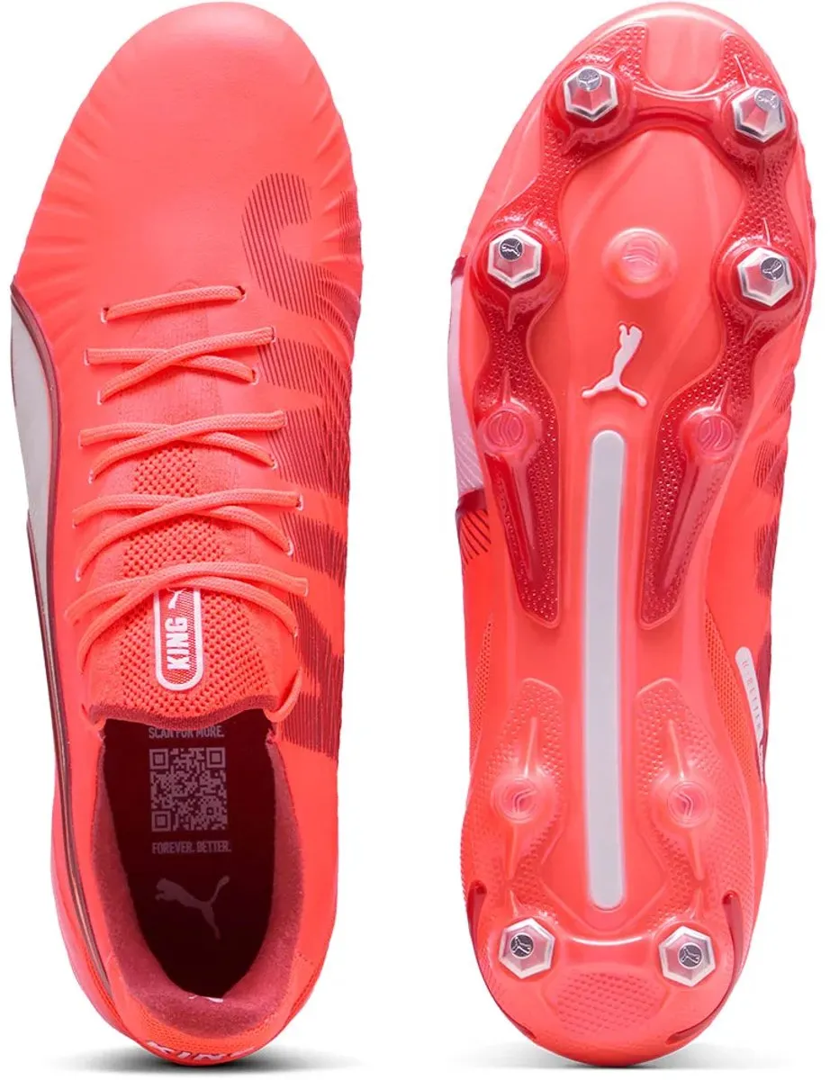 PUMA King Ultimate Mxsg Voetbalschoenen - EU 42.5 - Glowing Red