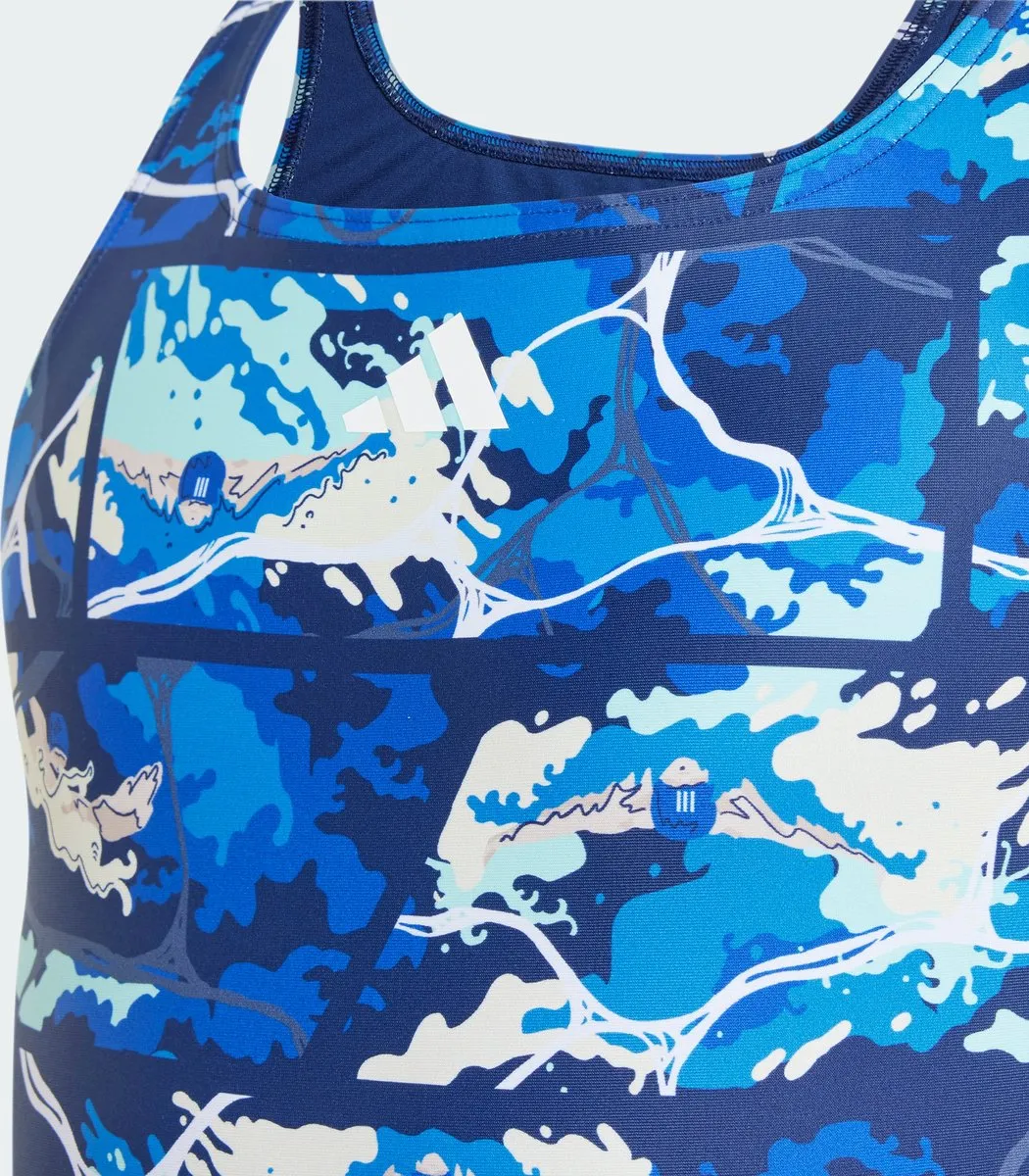 adidas Performance Graphic Badpak Kids 116 - Blauw