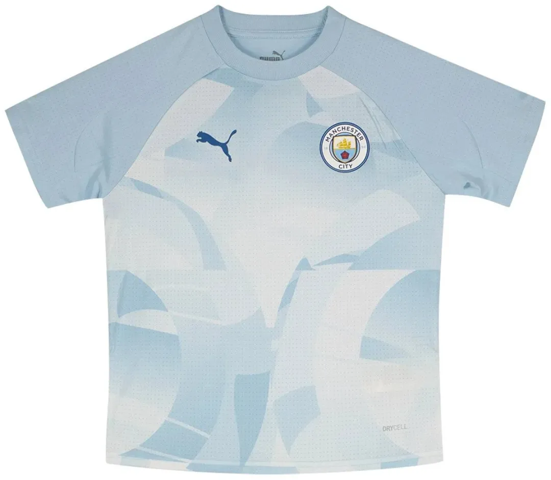 PUMA Manchester City FC 23/24 T-shirt Junior - Blauw - 9-10 jaar