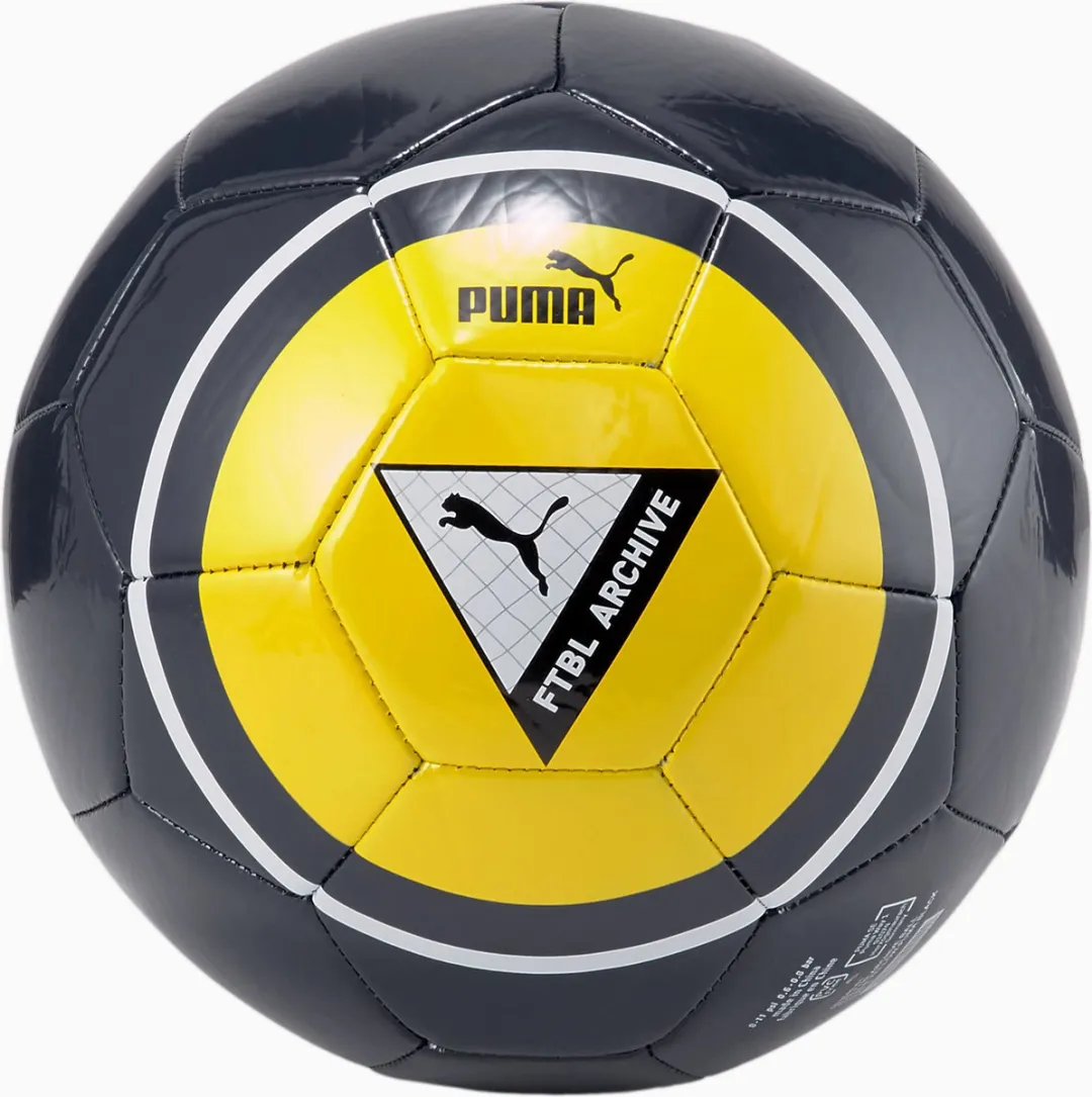 PUMA Borussia Dortmund Voetbal Maat 5 - Grijs/Geel