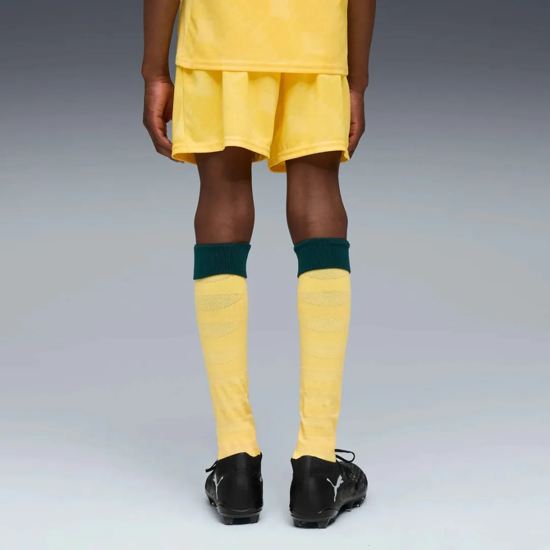 PUMA ACM Shorts Replica Jr Trainingsbroek 140 - Geel