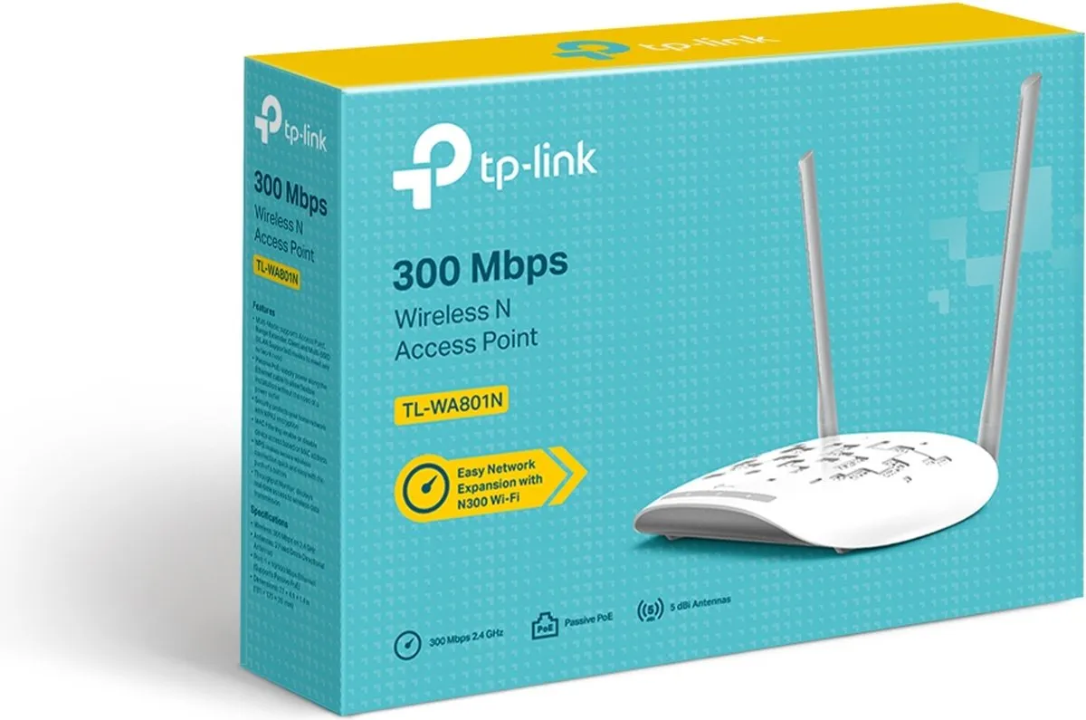 TP-Link TL-WA801N Accesspoint 300 Mbps - Wit