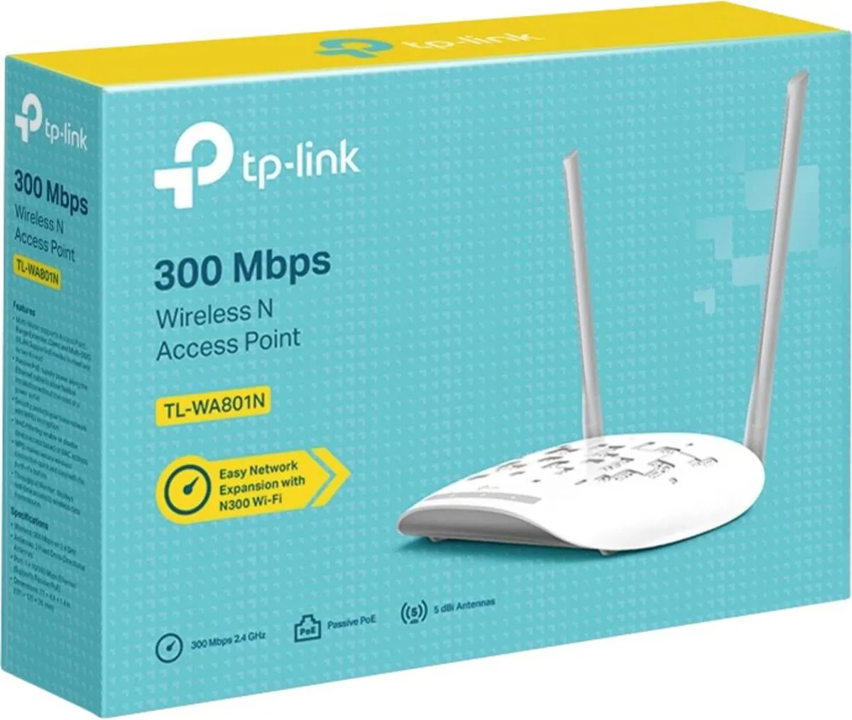 TP-Link TL-WA801N Accesspoint 300 Mbps - Wit - afbeelding 6 van 6