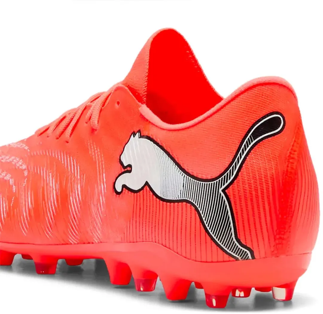 PUMA Future 9 Match Fusion Mg Voetbalschoenen - EU 40.5 - Rood/Oranje