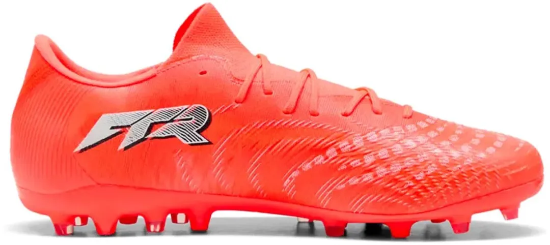 PUMA Future 9 Match Fusion Mg Voetbalschoenen - EU 40.5 - Rood/Oranje