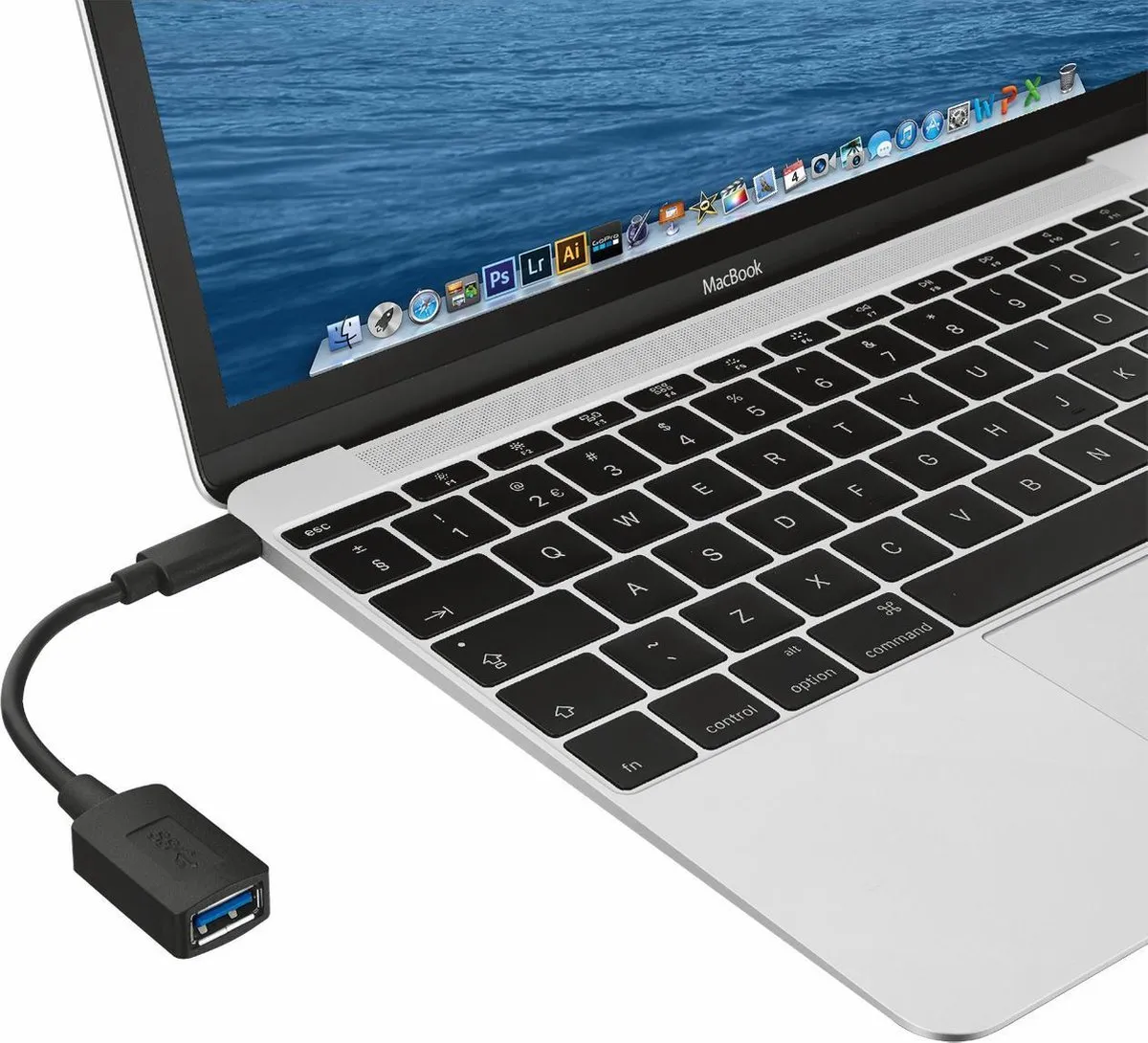 Trust CALYX 20967 USB-C naar USB-A Adapterkabel - Zwart - afbeelding 6 van 6