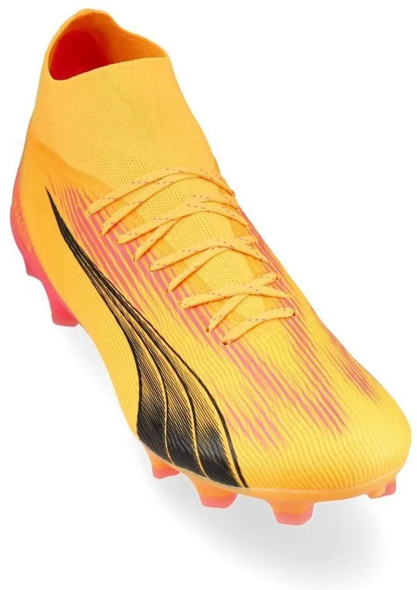 PUMA Ultra Pro FG Voetbalschoenen 42 - Sun Stream/Black/Sunset Glow