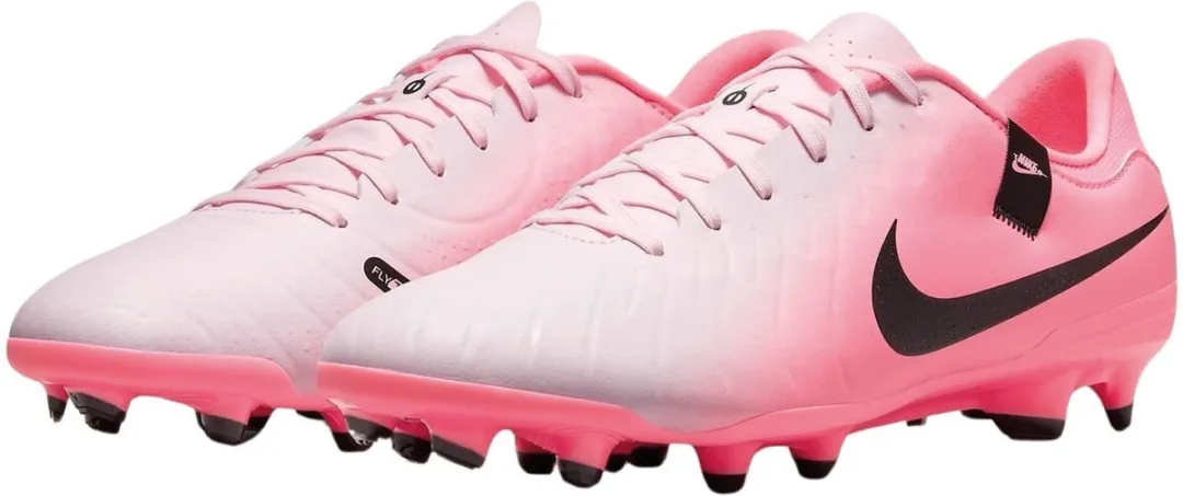 Nike Tiempo Legend 10 Academy Voetbalschoenen FG/MG - Maat 45.5 - Roze/Zwart